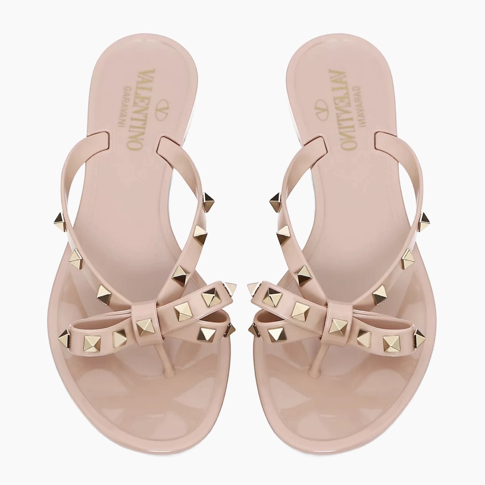 Valentino Garavani Rockstud Jelly Flip Flop